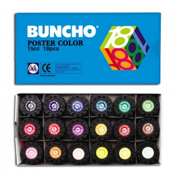 Buncho 18 Colour Poster Color